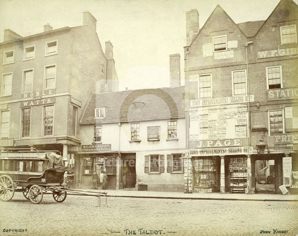 The Talbot Inn - 'wines and spirits vaults'