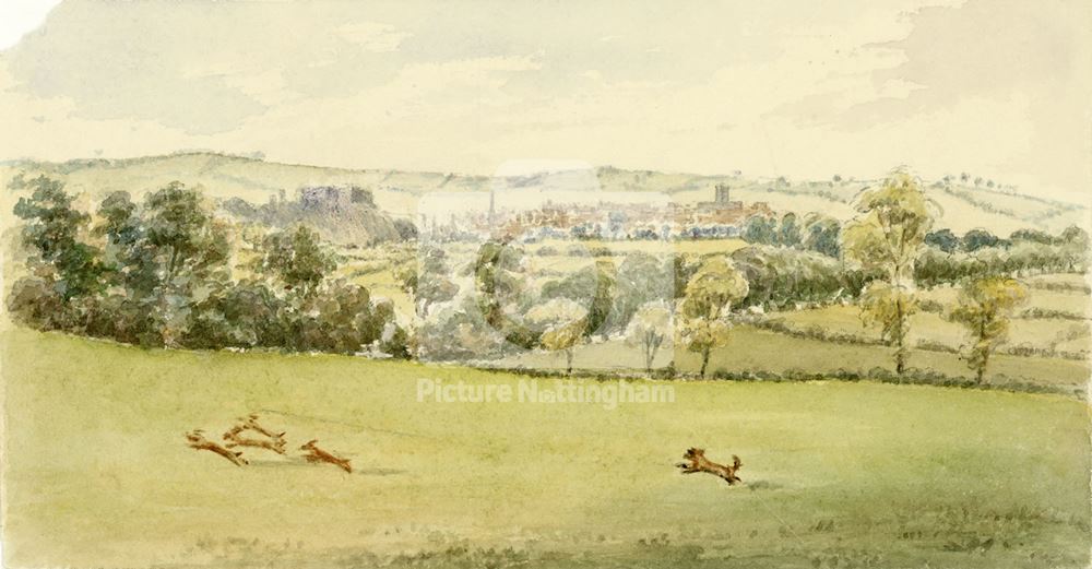 View towards Clifton Hall