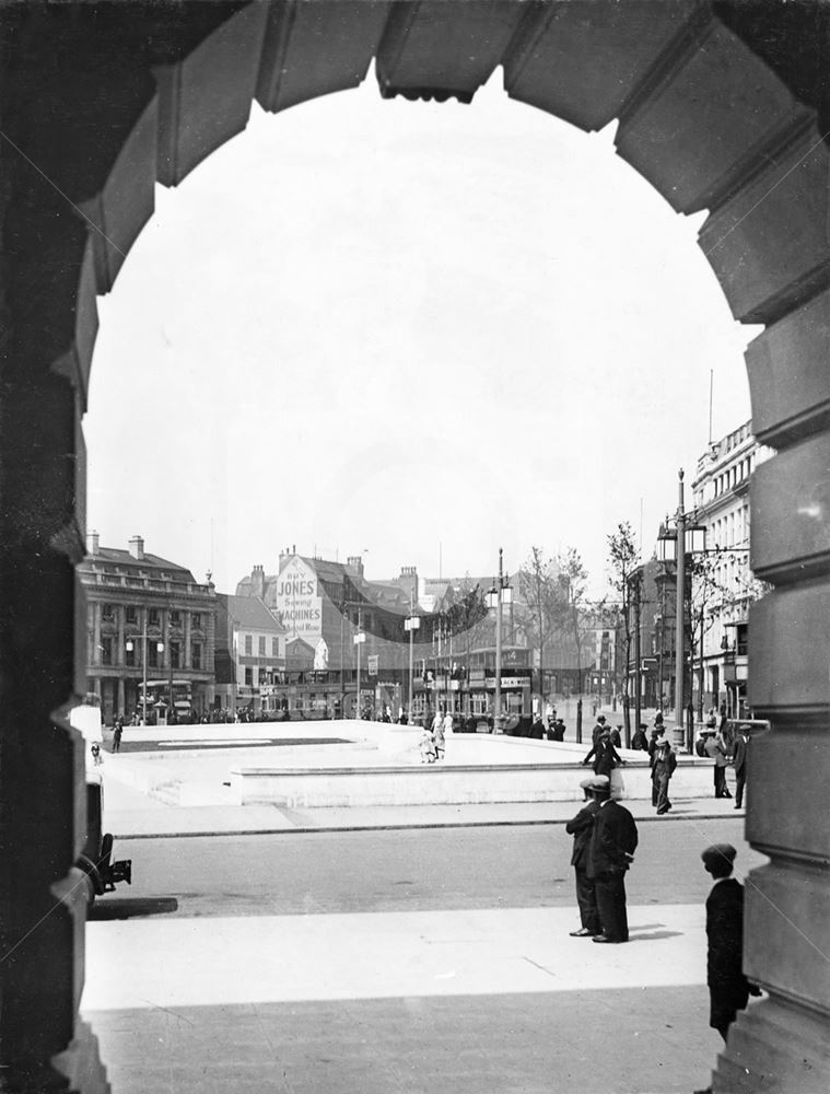 Old Market Square, Nottingham - seen from the Council House