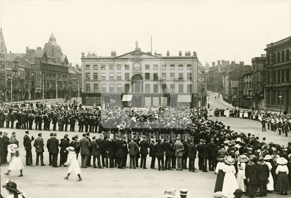 Unknown event in the Market Place, Nottingham