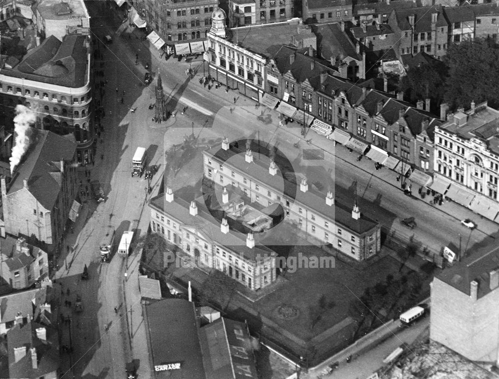 Aerial view of the Greyfriar Gate, Carrington Street area