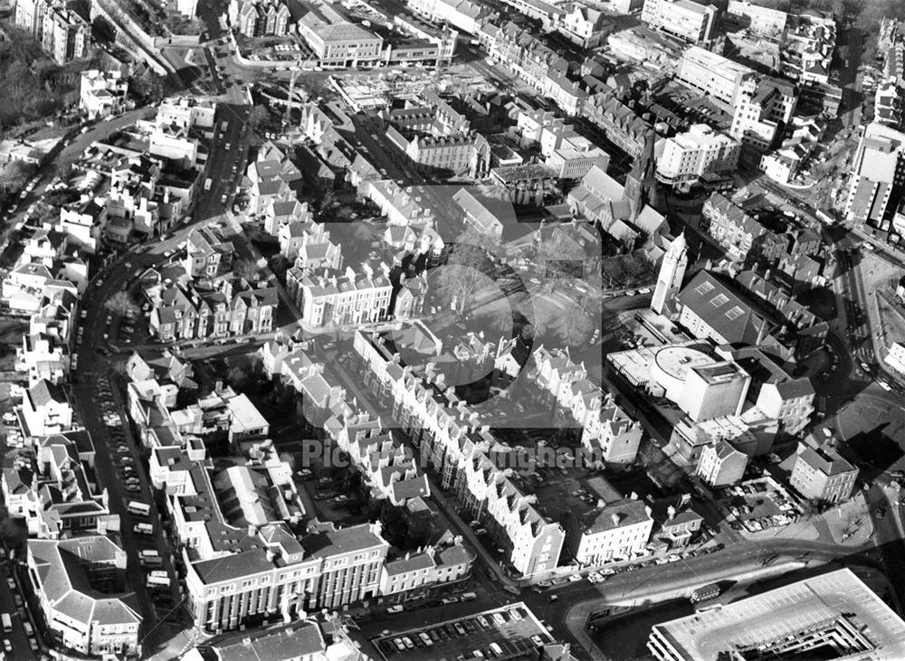 Aerial view of Park Row