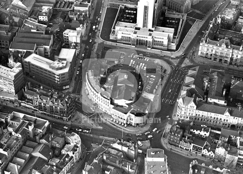 Aerial view of theatre quadrant