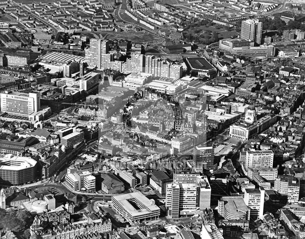 Aerial view of the City Centre