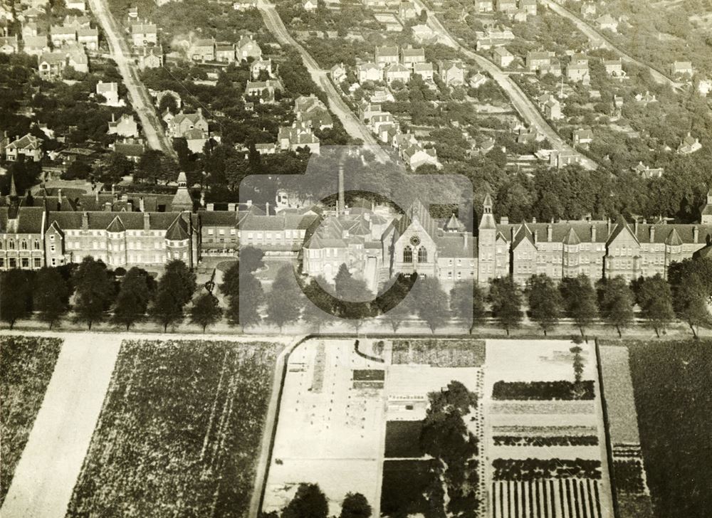 Aerial view of Porchester Road, Mapperley