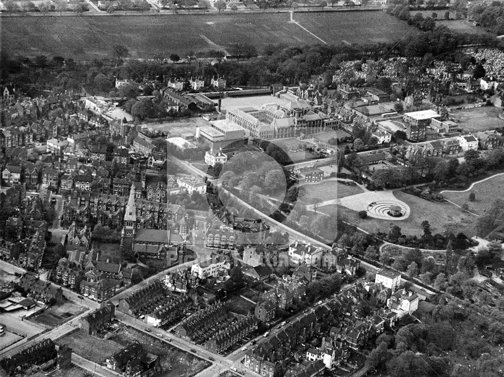 View above Oliver Street