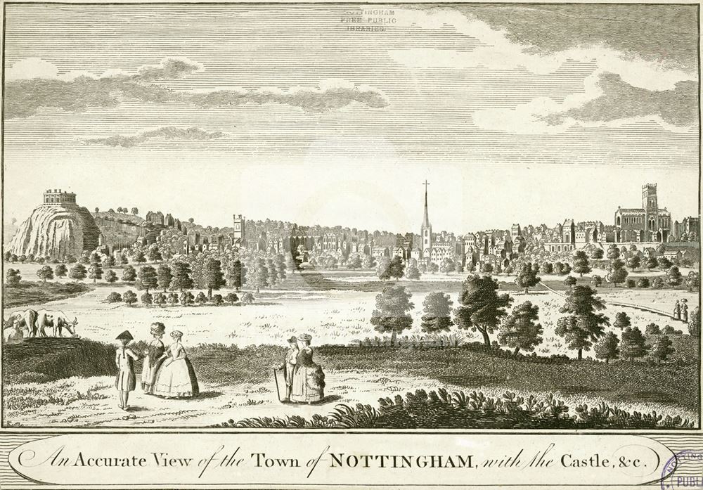 South aspect of Nottingham