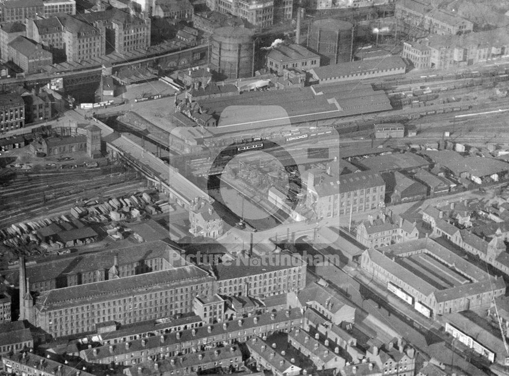 Aerial view of London Road