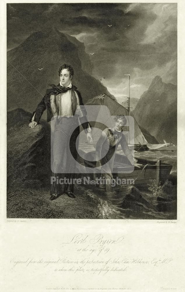 Portrait of 'Lord Byron at the age of 19'