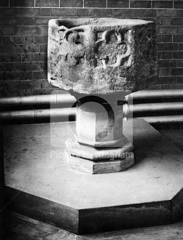 Font, St Cyprian's Church, Lancaster Road