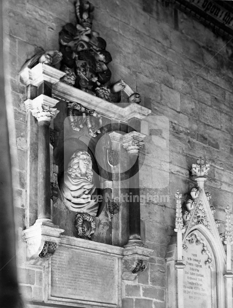 Memorial tablet to Sir Gervase Clifton