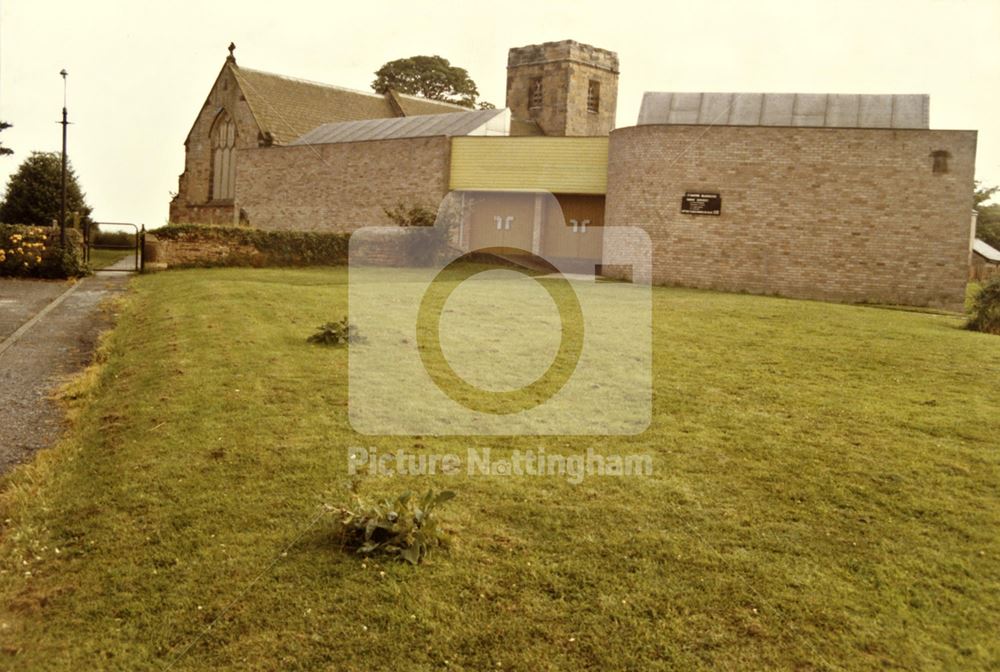 St Martin's Church, Bilborough - showing new hall, offices and Sunday School