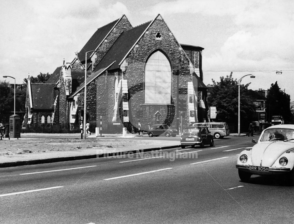 St Michael's and All Angels Church, Hartley Road, Radford, Nottingham, 1974