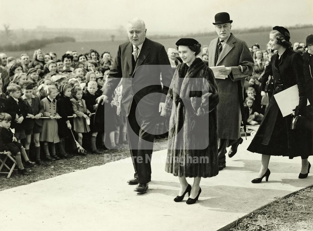 Cotgrave Colliery -cutting the first sod