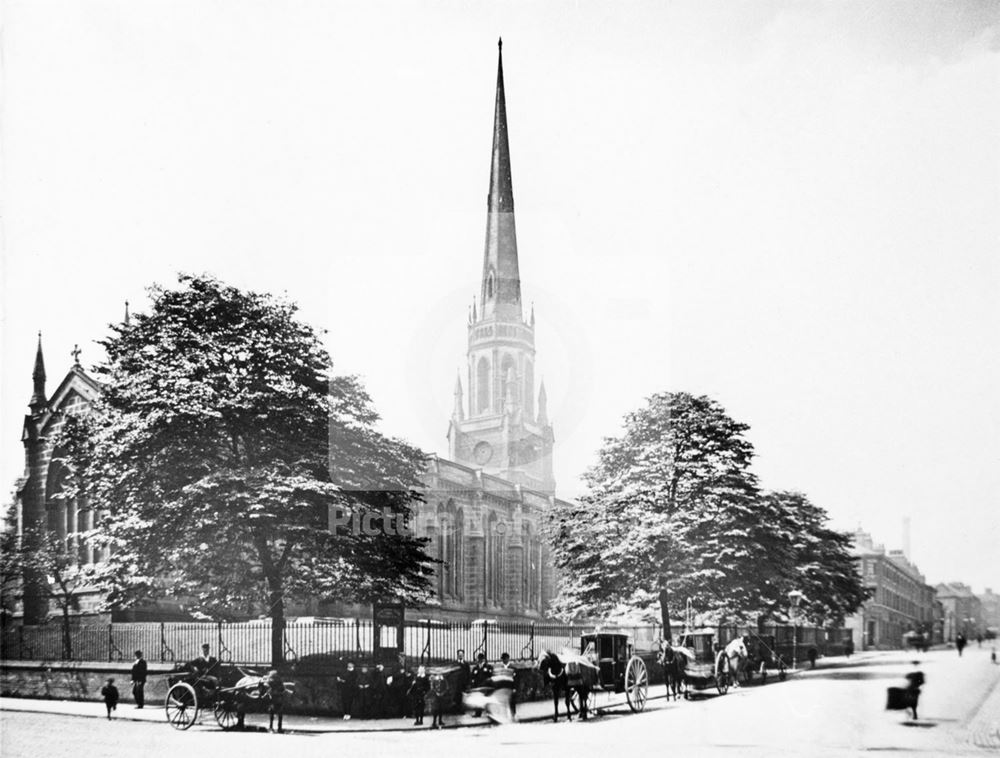 Holy Trinity Church and Hansom cab rank, Trinity Square