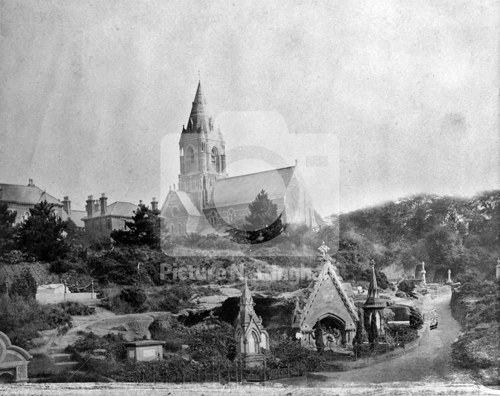 Church (Rock) cemetery and St Andrew's Church, Mansfield Road