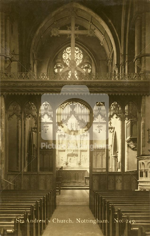 Interior of St Andrew's Church