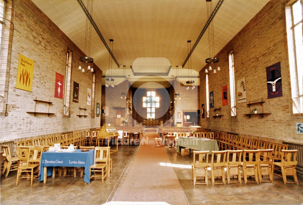 Interior of St Barnabas Church