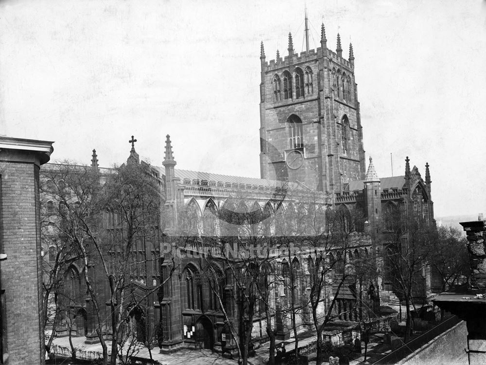 St Mary's Church, High Pavement, Nottingham, c 1905