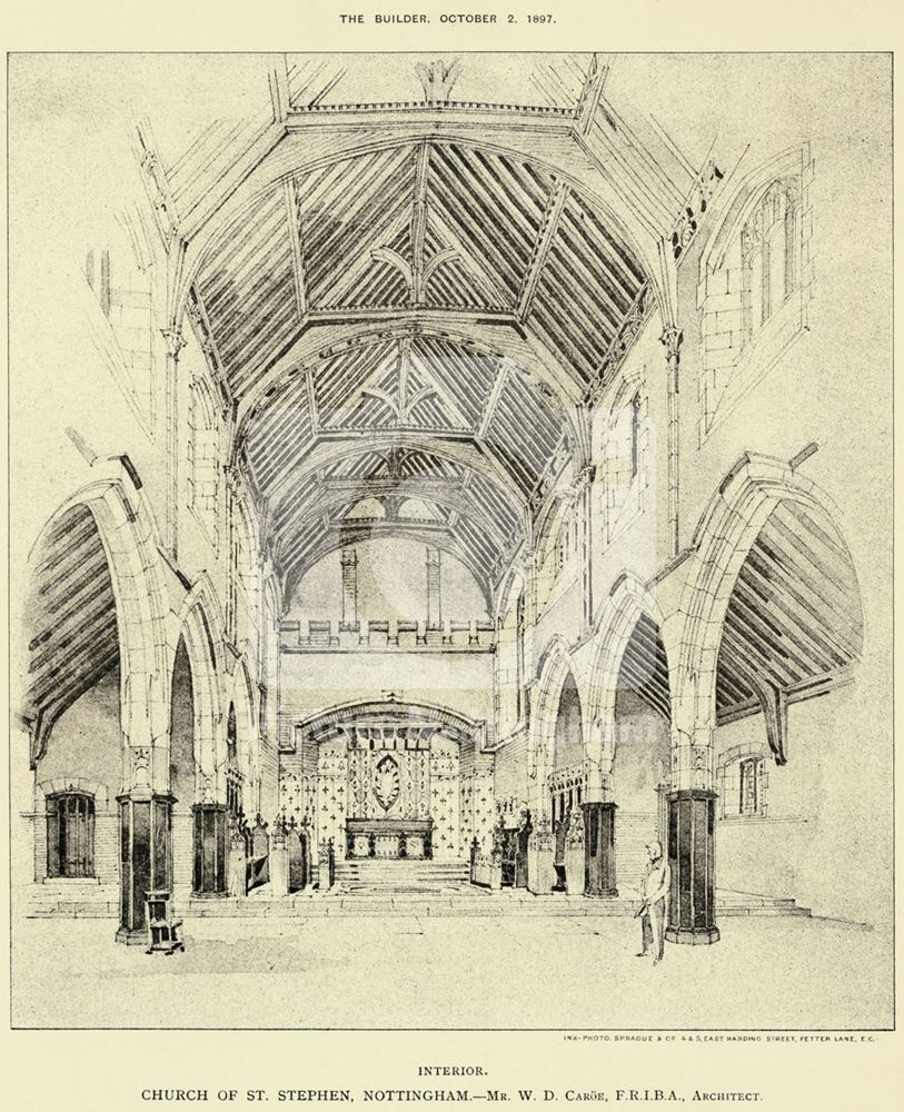 Interior of St Stephen's Church, Bobbers Mill