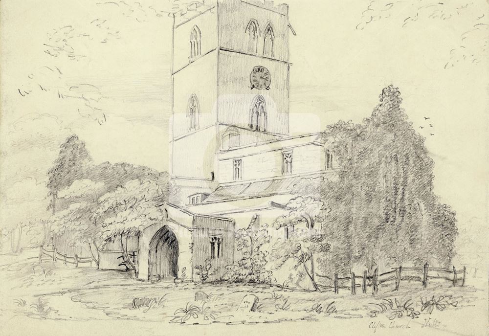 St Mary's Church, Clifton, Nottingham, 1849