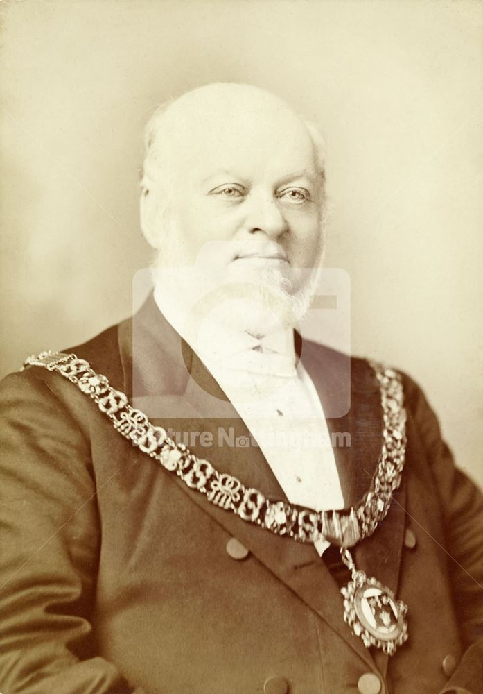 Lord Mayor of Nottingham 1884-5 - Alderman Joseph Burton