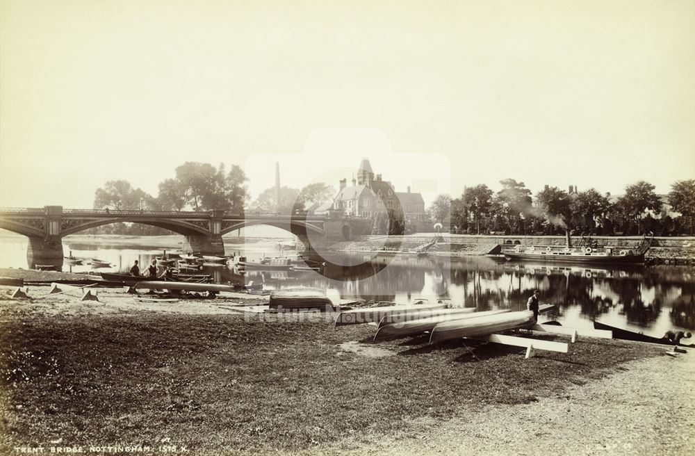 Leisure boats by Trent Bridge