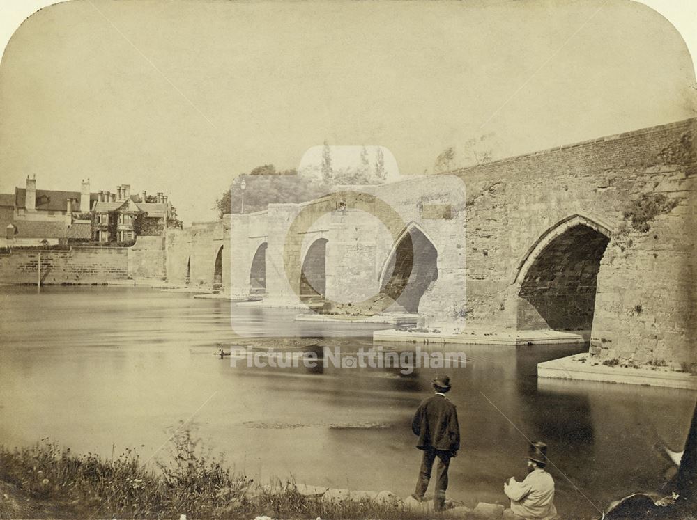 Old Trent Bridge 1860