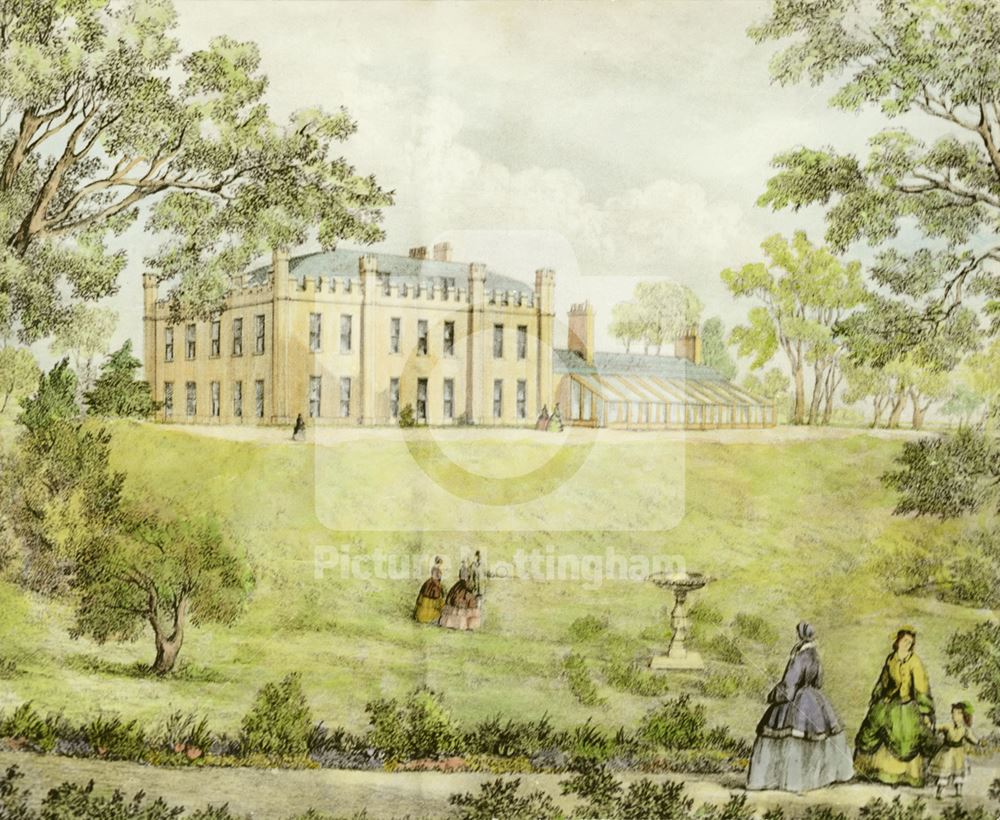 SE view of Lenton Hall 1867