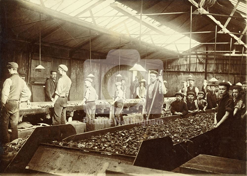 Colliery Screens, Clifton Colliery, Nottingham, c 1895