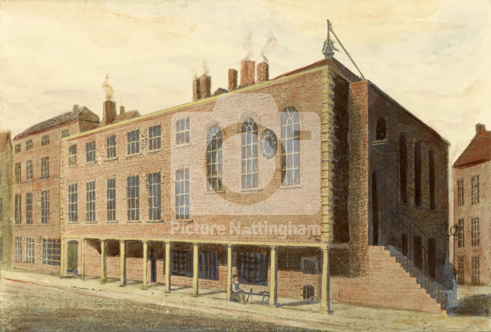 Old Town Hall, High Pavement, Lace Market, Nottingham, 1808