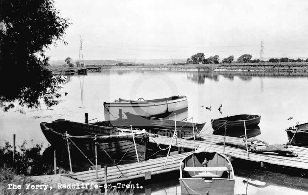 The Ferry, Radcliffe on Trent, c 1950s