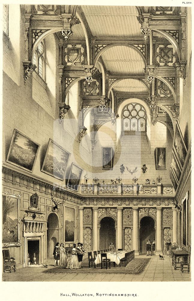 Interior of the Great Hall, Wollaton Hall