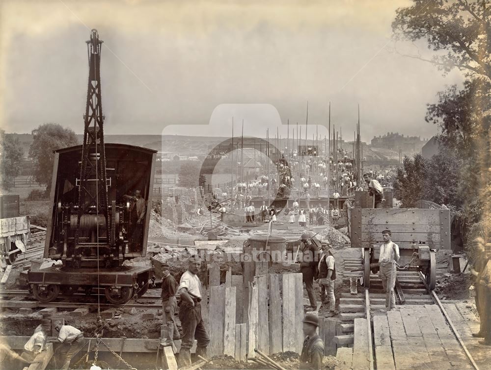 Manchester, Sheffield &amp; Lincolnshire Railway construction, Bulwell viaduct