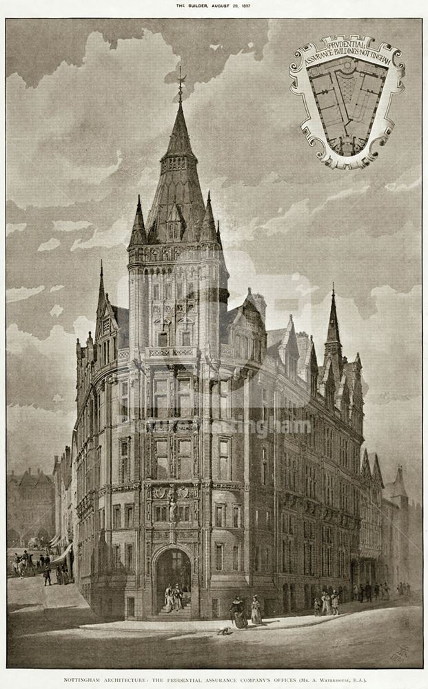 The Prudential Assurance Company Offices, King Street, Nottingham, 1897