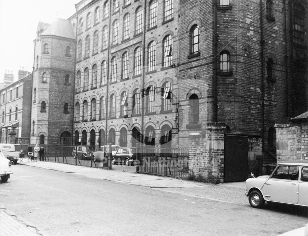 Russell Mill, Russell Street, Radford, Nottingham, c 1970?