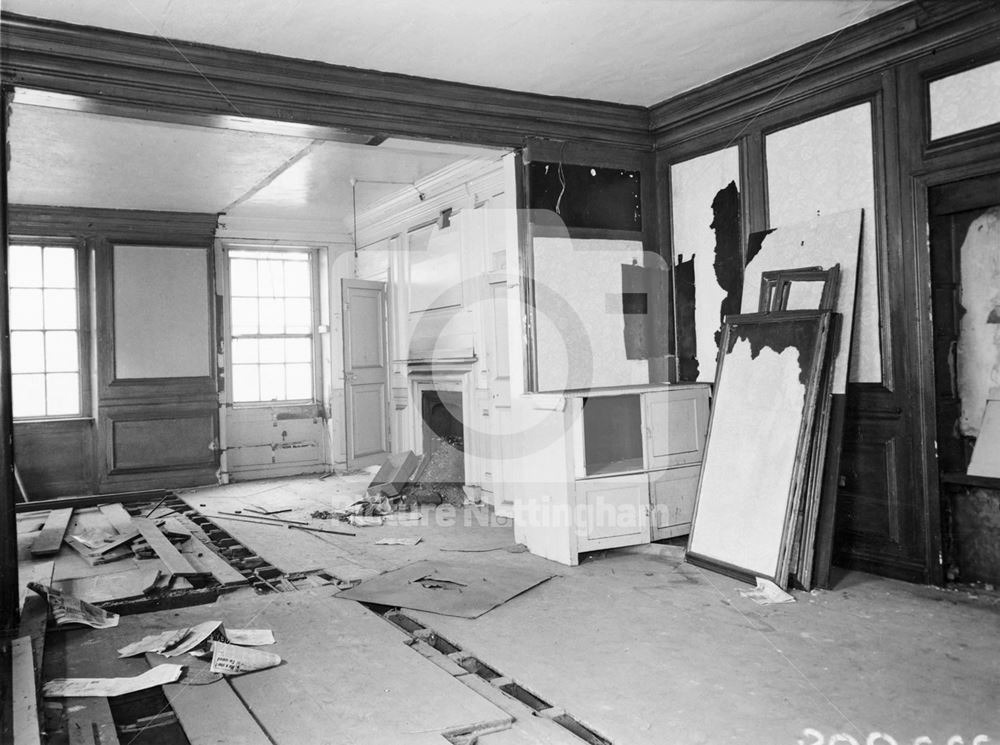 Newdigate House - interior, before re-development, June 1963