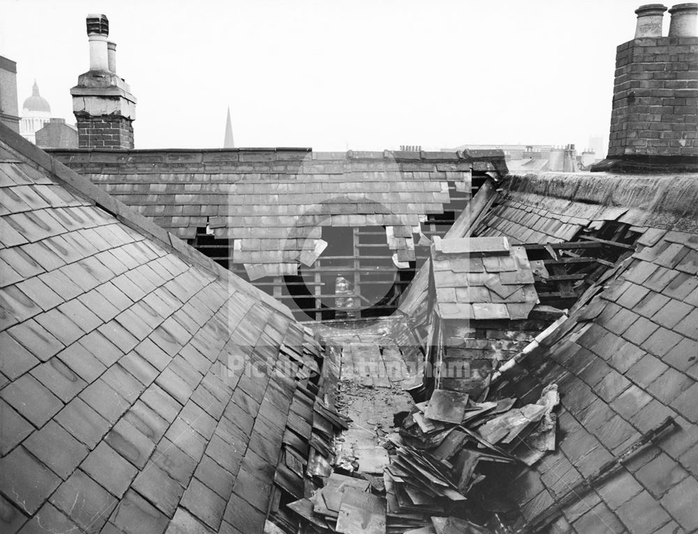 Newdigate House - Roof before re-development, c 1963