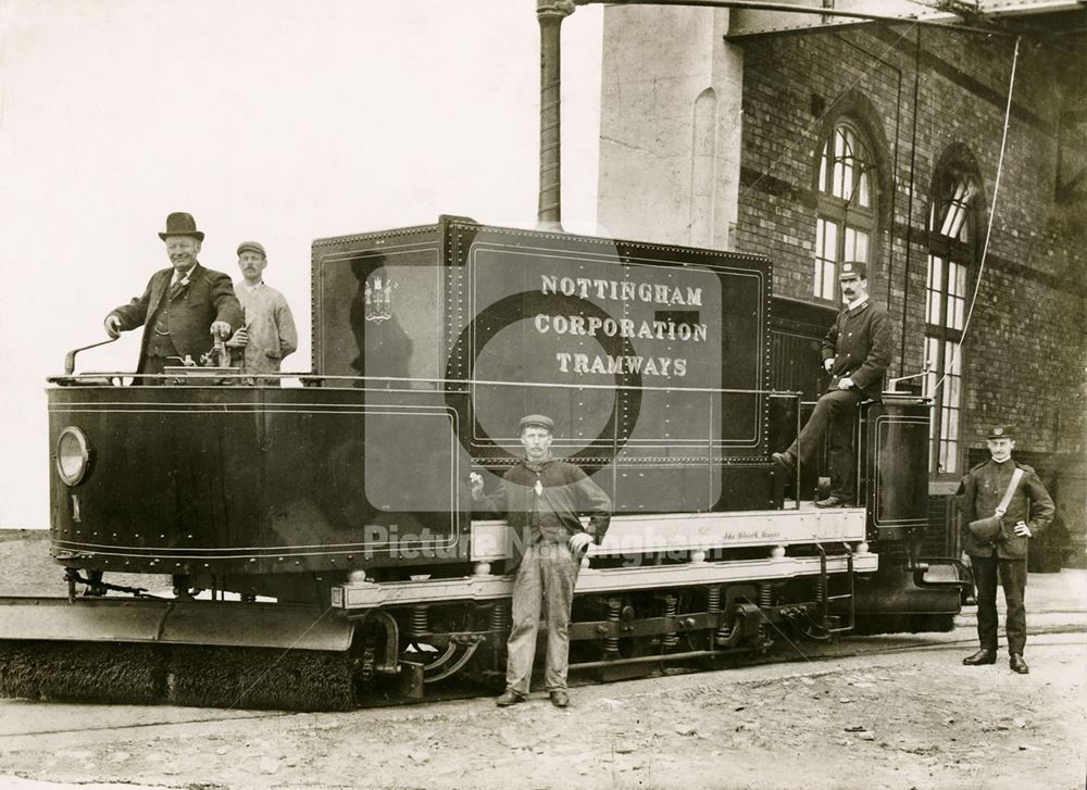 Nottingham Corporation Tramways water tank for cleaning the track