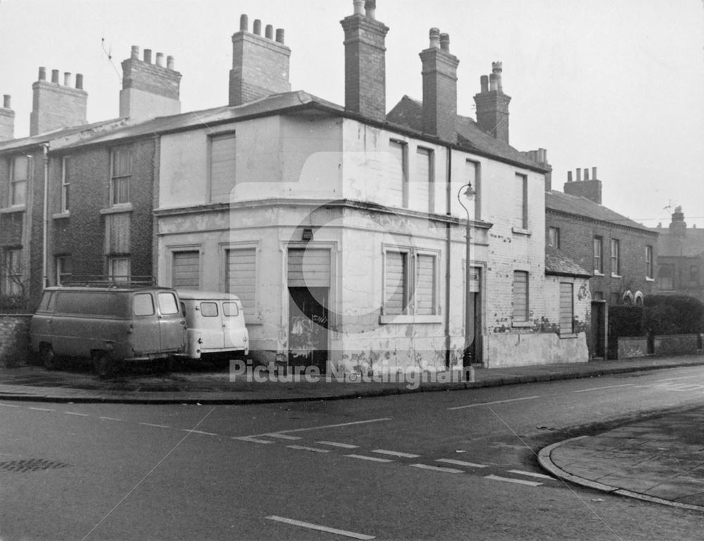 The former Lord Belper Inn (Robin Hood Arms), Robin Hood Street, St Anns, Nottingham, 1966