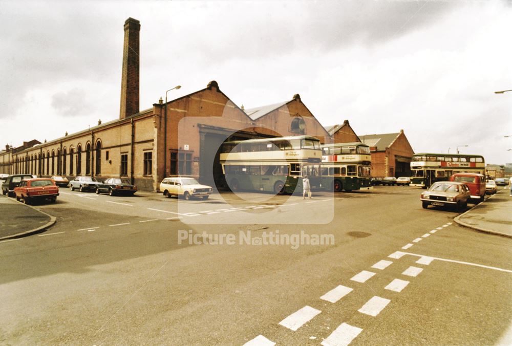 Nottingham City Transport Trent Bridge Bus Depot and Repairs Shop