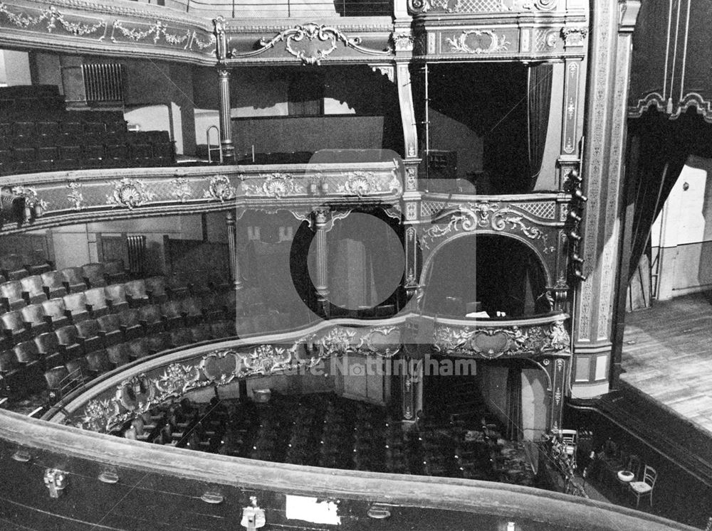 Dress Circle, Upper Circle and Boxes, Theatre Royal