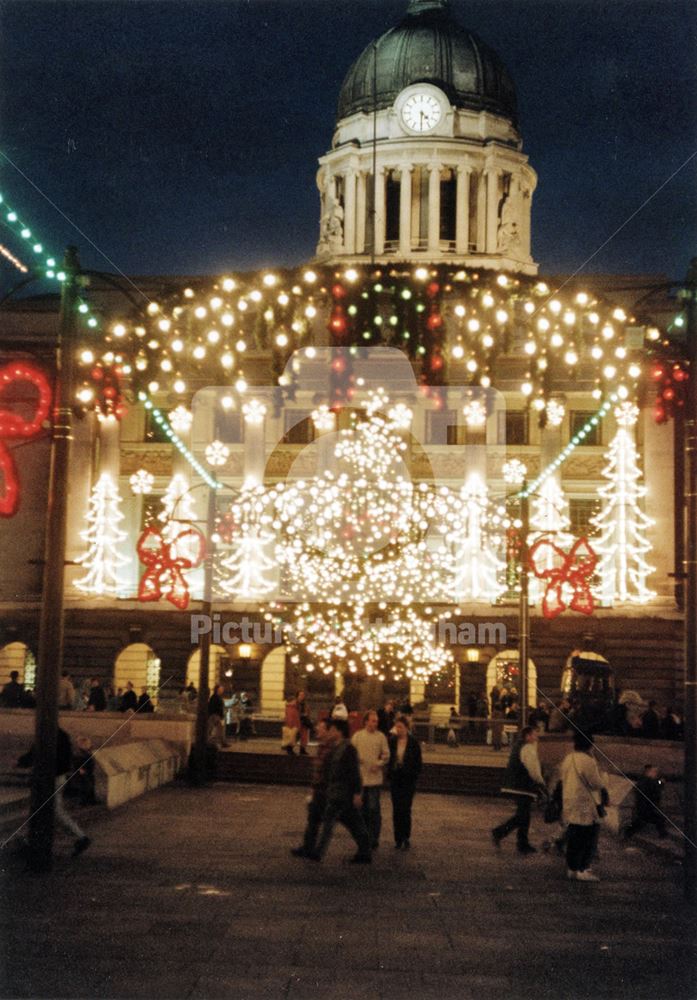 Council House and Christmas decorations