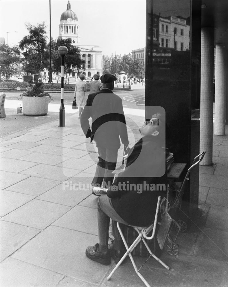 Newspaper seller, Beast Market Hill