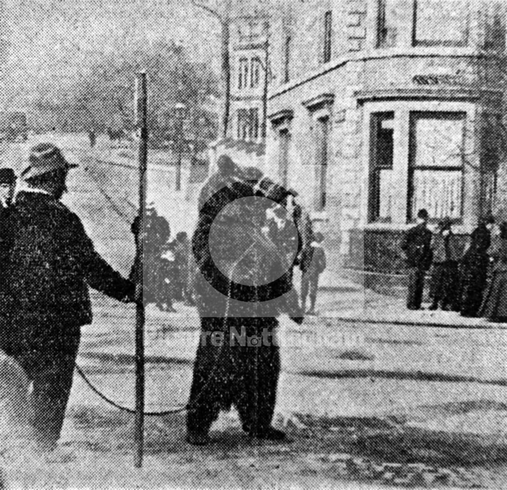 Dancing bear in Goldsmith Street