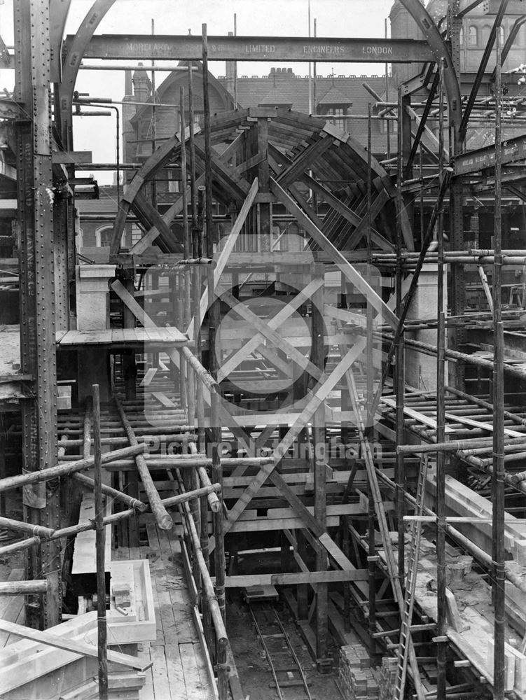 Council House -construction of shopping arcade