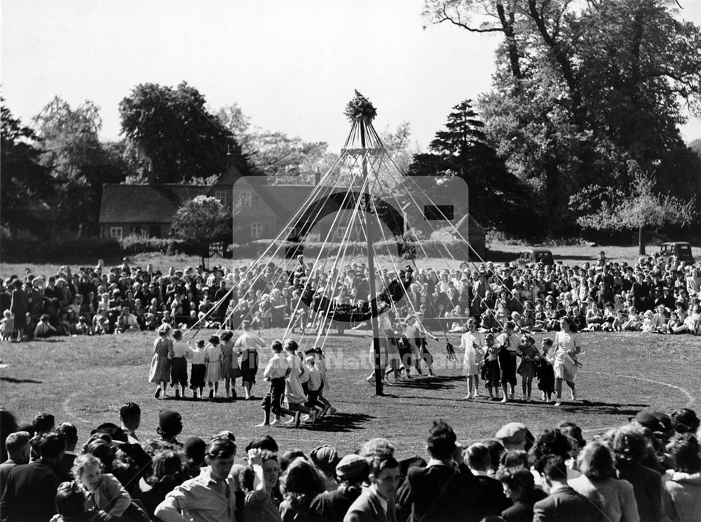 Clifton Village Green, May Day celebrations