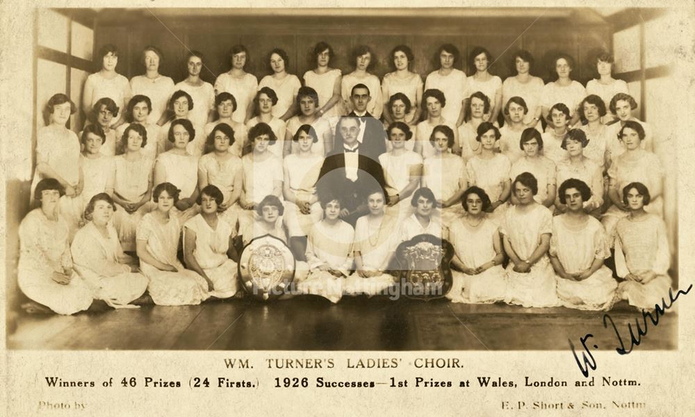 William Turner Ladies' Choir 1926