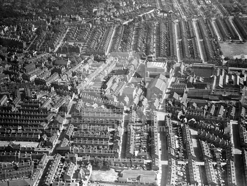 Aerial view of Radford