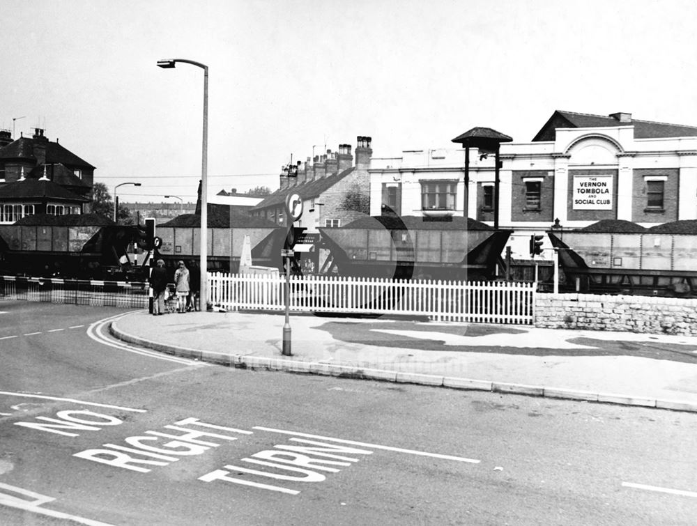 Basford Crossing - Lincoln Street Railway Level Crossing - on the Nottingham-Mansfield railway line